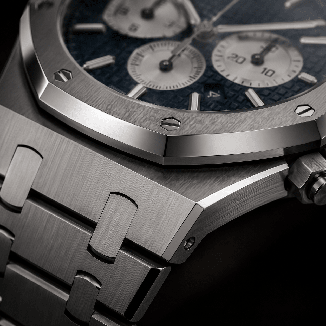 OAK MOD - CHRONOGRAPH BLUE - MONTRE A PAPY - Montre automatique seiko mod Montre configuree