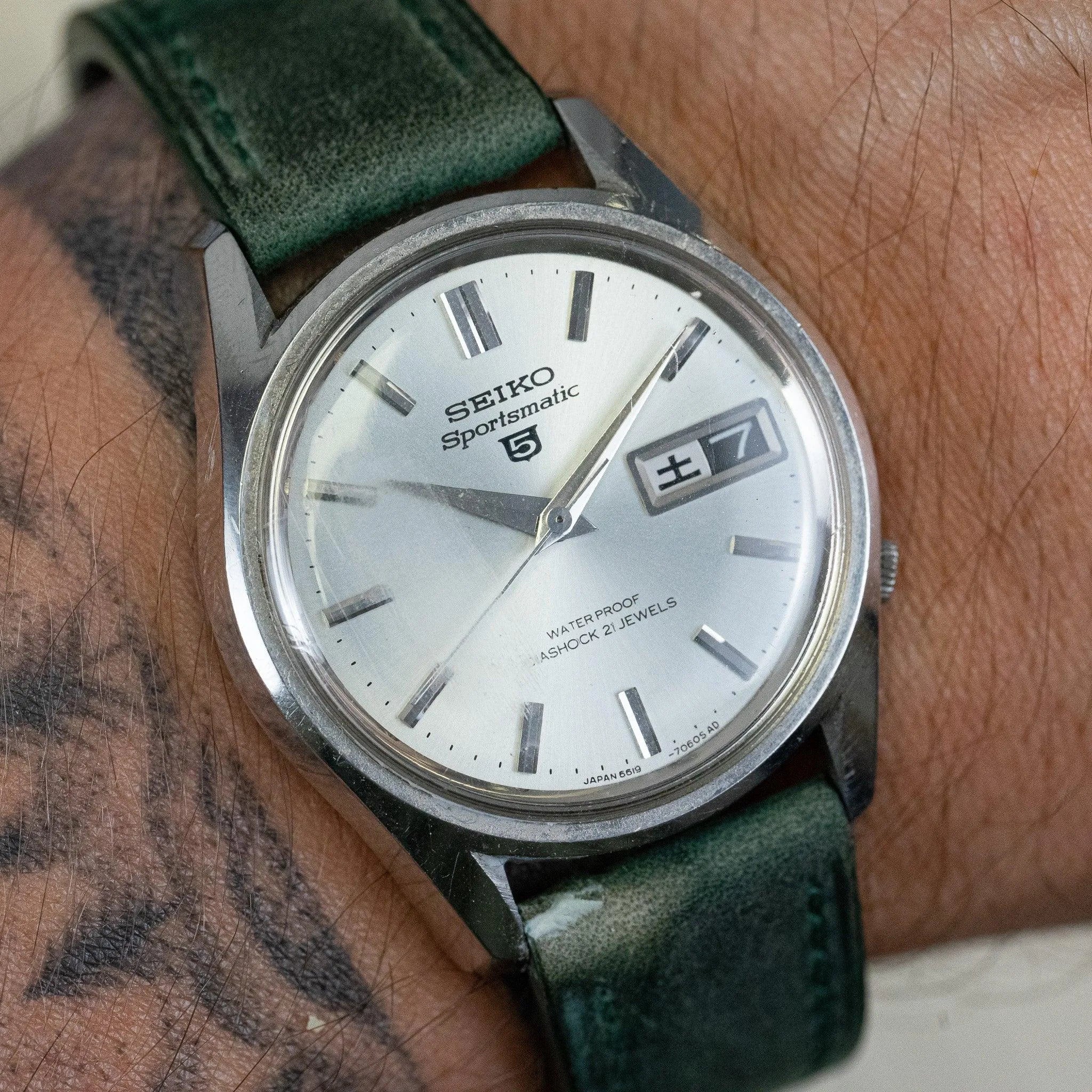 Vintage seiko sportsmatic sales