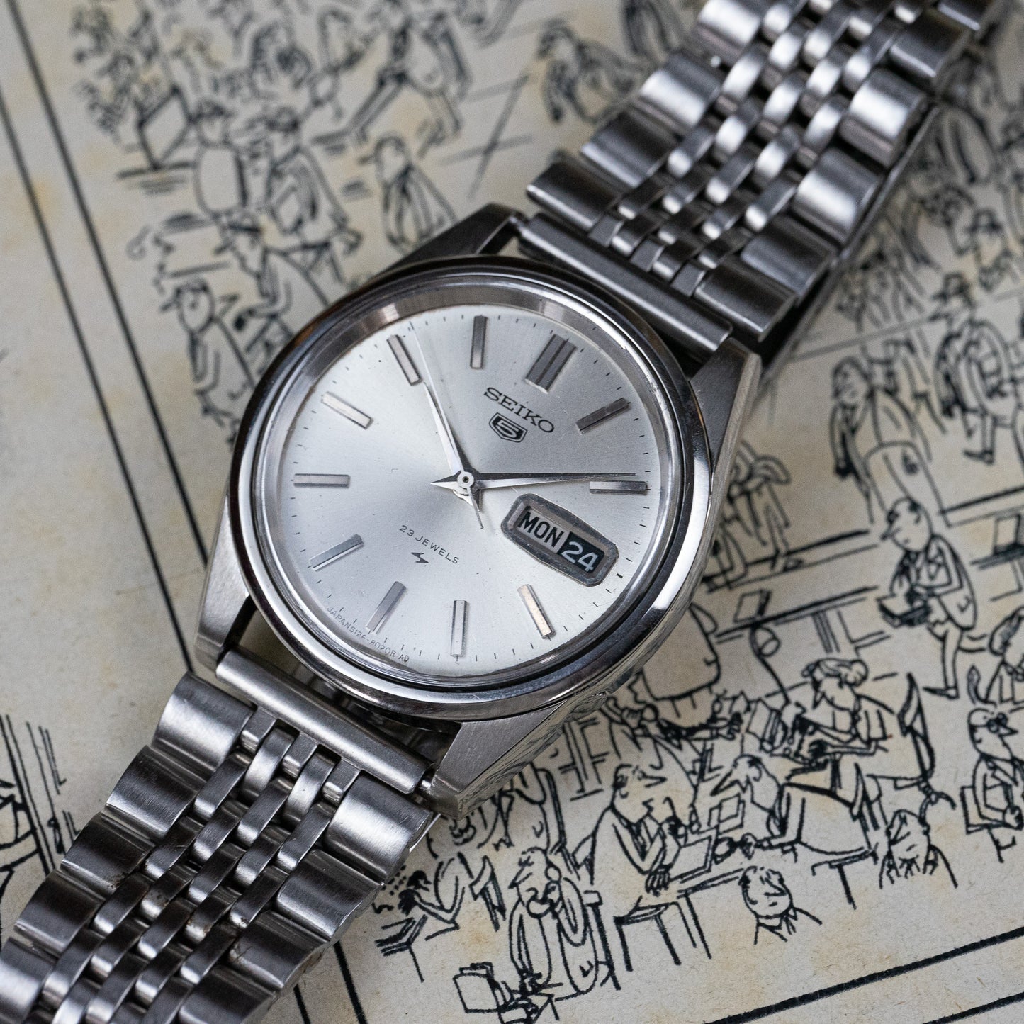 Montre vintage Seiko 5 5126-8020