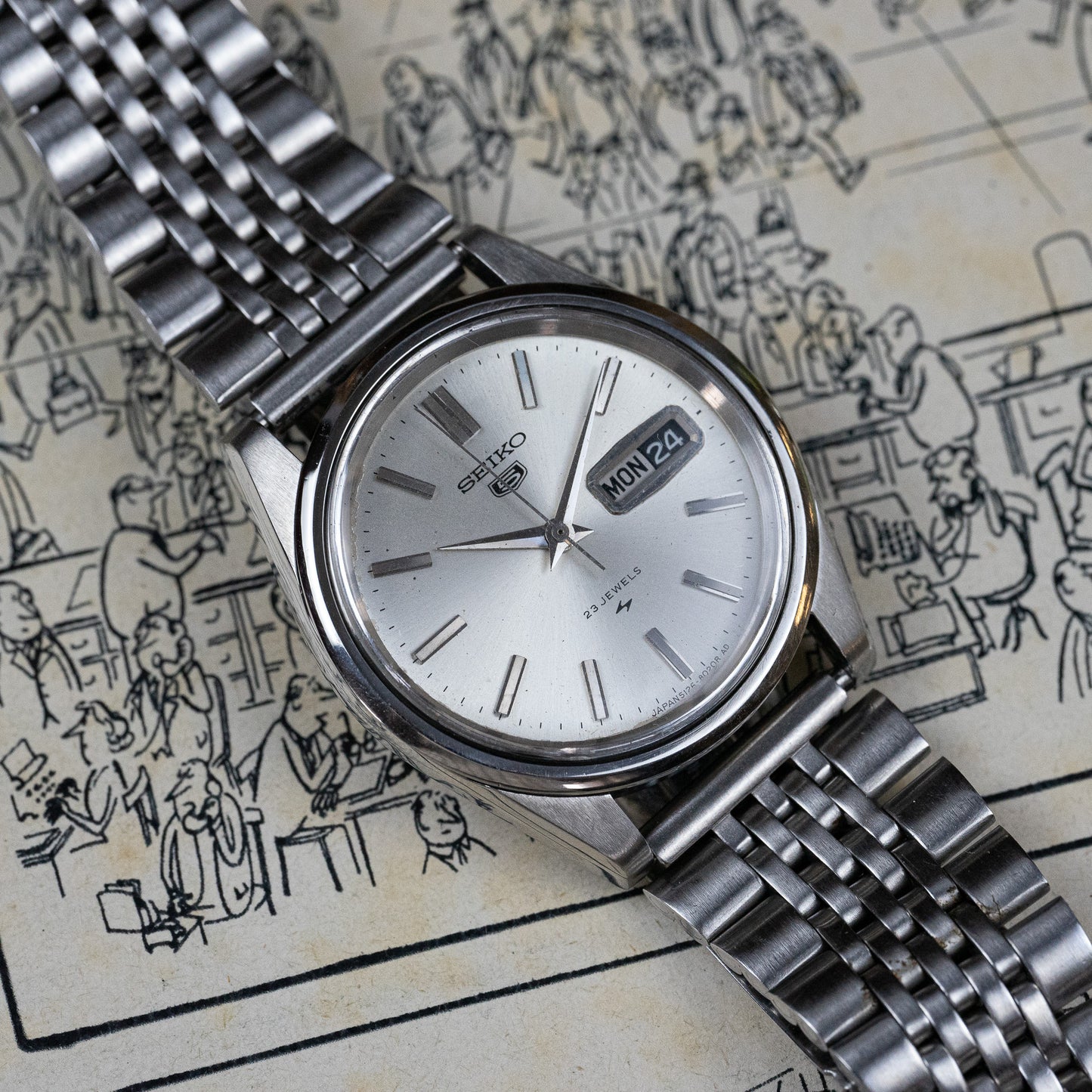 Montre vintage Seiko 5 5126-8020