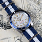 MOD VINTAGE SUB BLUE - MONTRE A PAPY - Montre automatique seiko mod