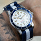 MOD VINTAGE SUB BLUE - MONTRE A PAPY - Montre automatique seiko mod