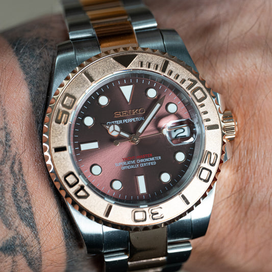 MOD YACHTMASTER - BI-TON PINK GOLD