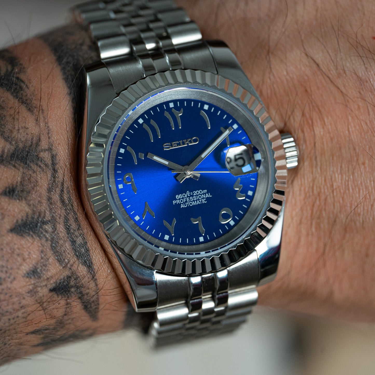 MOD DATE JUST - ARABIC BLUE