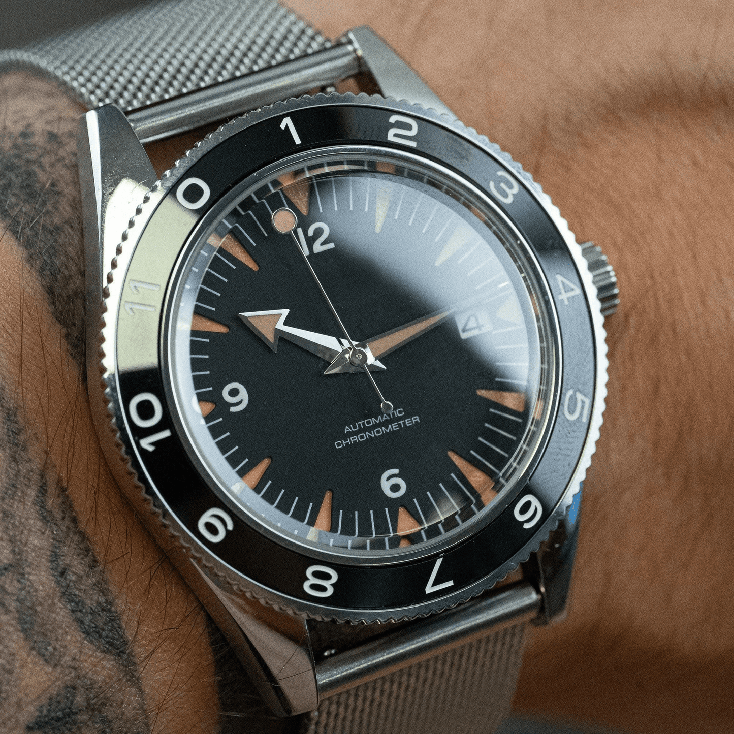 MOD SEAMASTER - 007 SPECTRE - MONTRE A PAPY - Montre automatique seiko mod milanaisavec