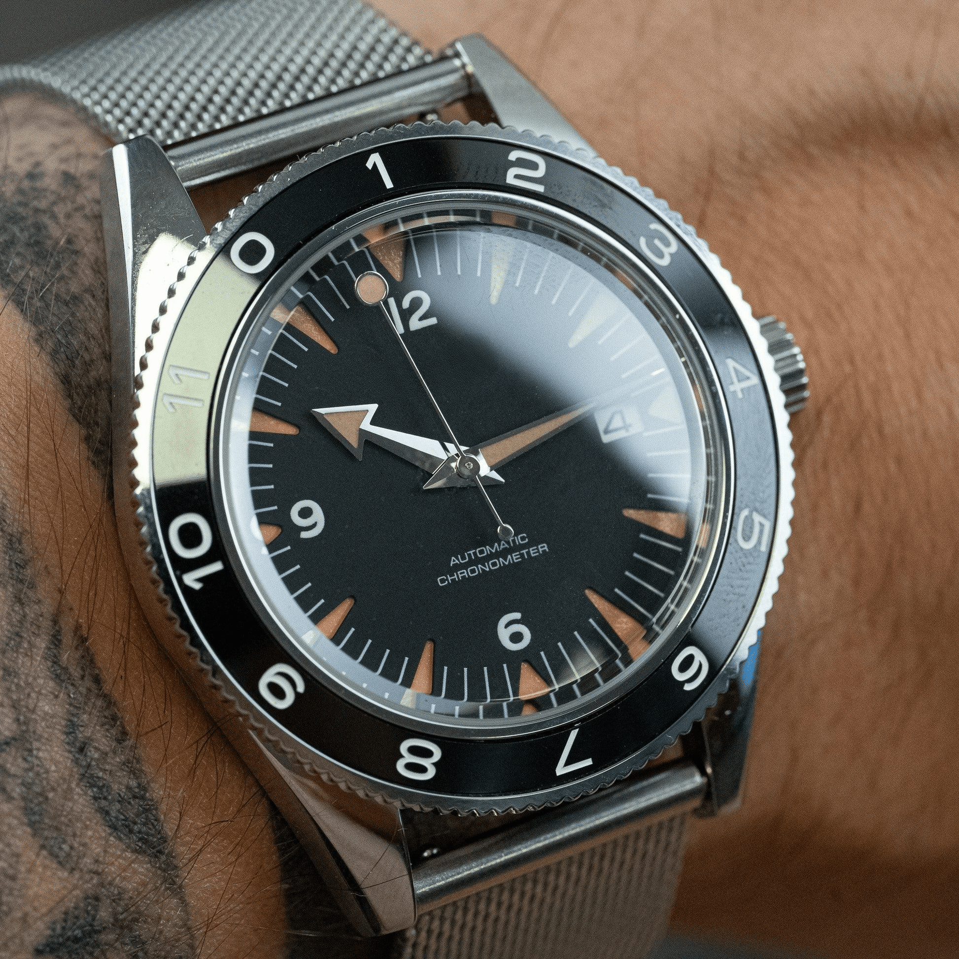 MOD SEAMASTER - 007 SPECTRE - MONTRE A PAPY - Montre automatique seiko mod milanaisavec