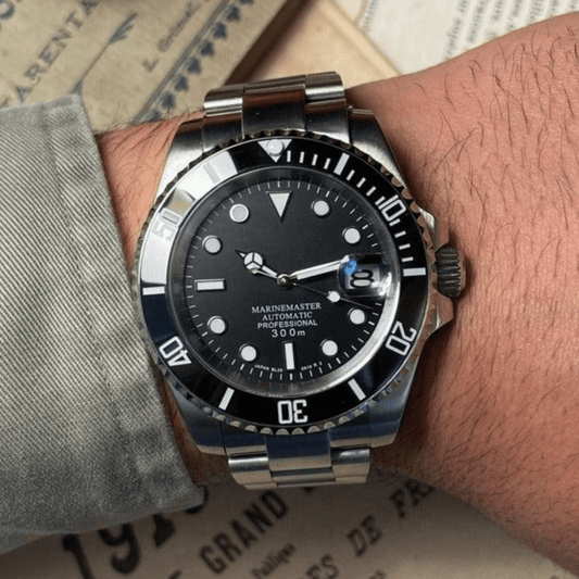MOD SUBMARINER DIVER - MONTRE A PAPY - Montre automatique seiko mod avec