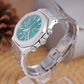 MOD OAK GREEN SILVER - MONTRE A PAPY - Montre automatique seiko mod Avec