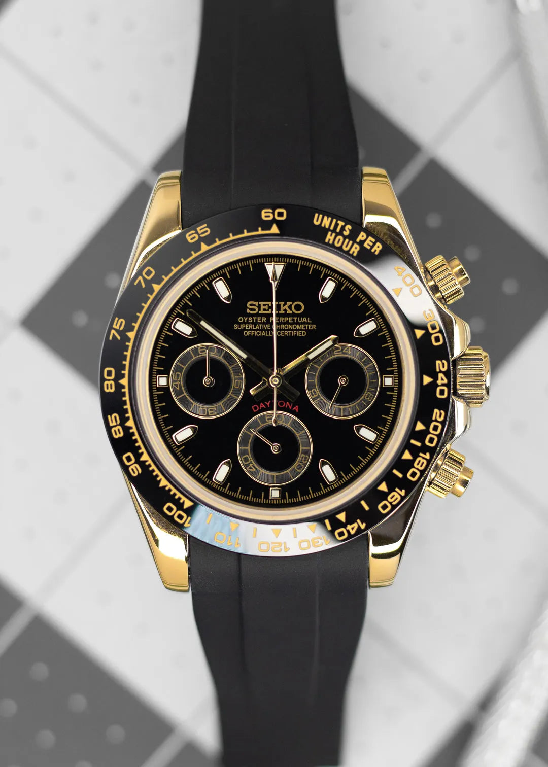 MOD DAYTONA - GOLD BLACK RUBBER