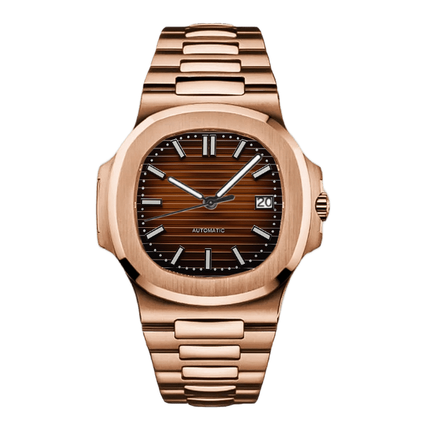 NAUT MOD - GOLD PINK CHOCOLATE - MONTRE A PAPY - Montre automatique seiko mod mczr_price_299