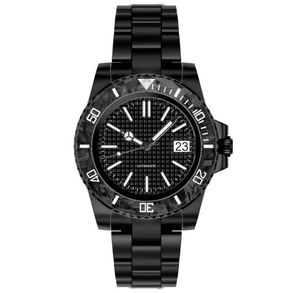 SUB MOD - BLACK CARBON - MONTRE A PAPY - Montre automatique seiko mod mczr_price_299