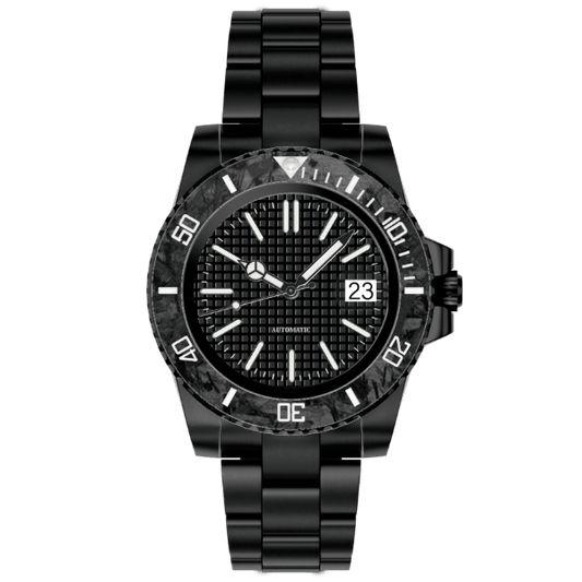 SUB MOD - BLACK CARBON - MONTRE A PAPY - Montre automatique seiko mod mczr_price_299