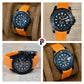 MOD YACHTMASTER - ORANGE - MONTRE A PAPY - Montre automatique seiko mod