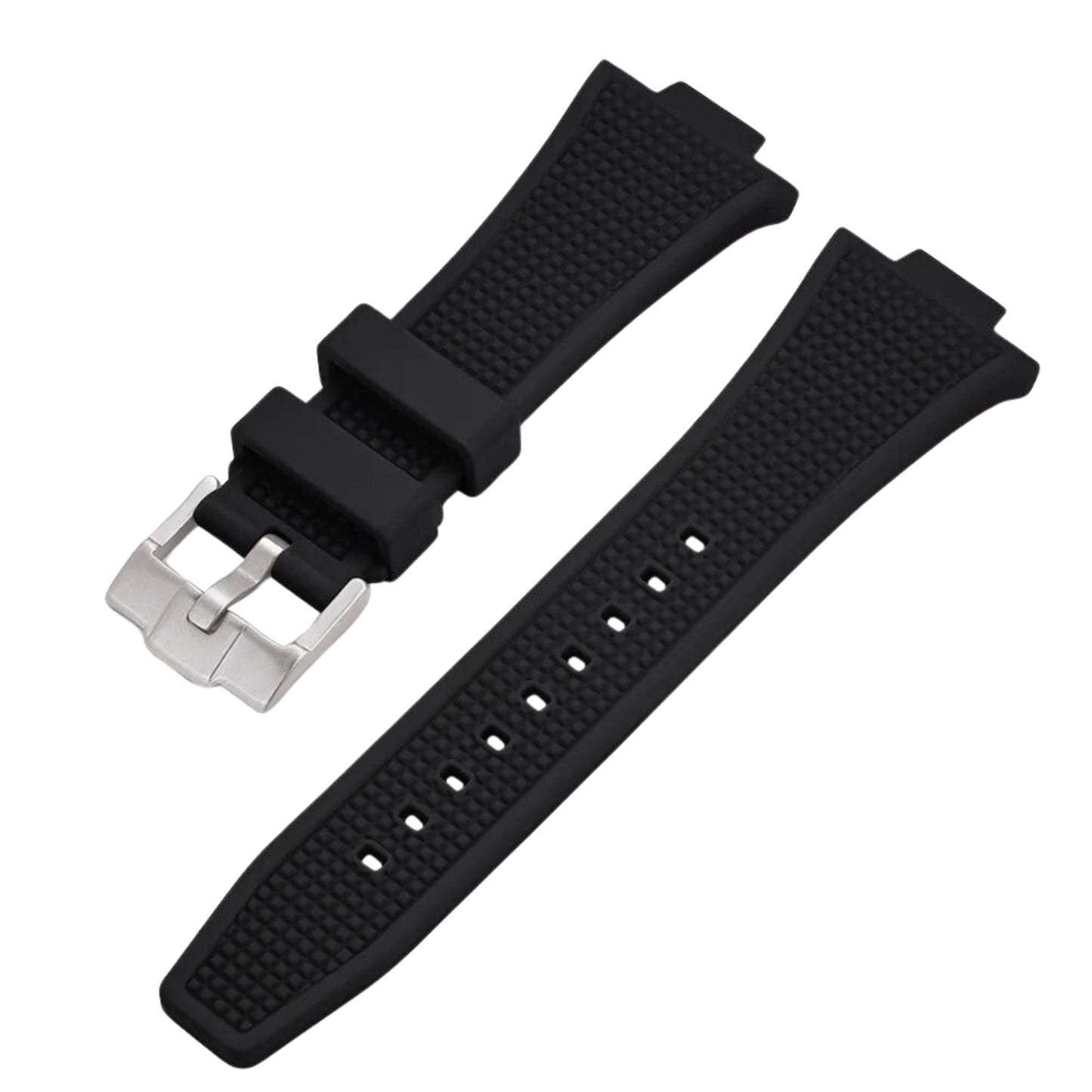 Bracelet de montre caoutchouc pour Tissot (PRX) - MONTRE A PAPY - Montre automatique seiko mod Noir