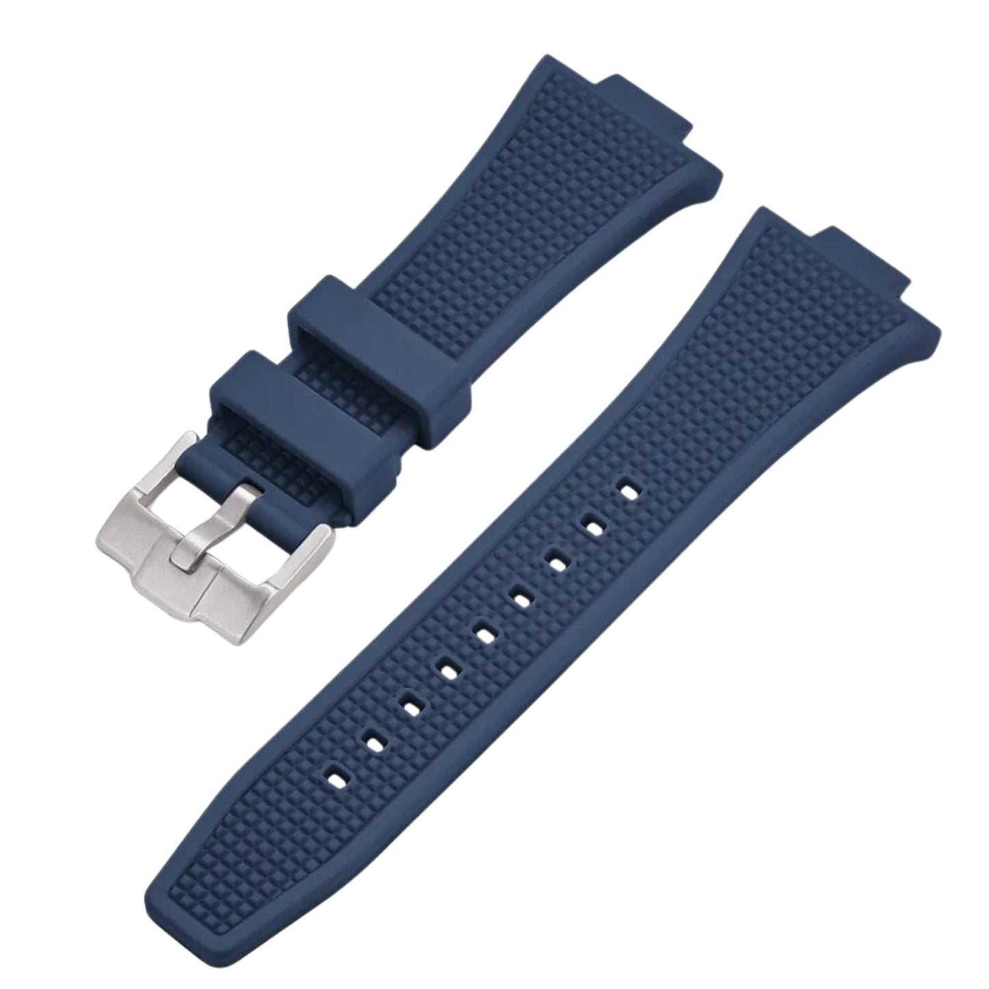 Bracelet de montre caoutchouc pour Tissot (PRX) - MONTRE A PAPY - Montre automatique seiko mod Bleu