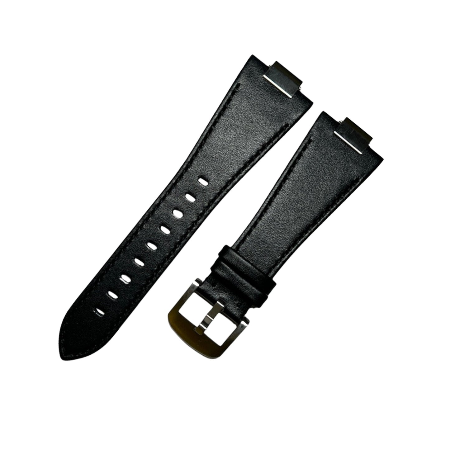 Bracelet de montre Tissot (PRX) - MONTRE A PAPY - Montre automatique seiko mod Noir lisse