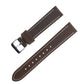 Bracelet montre cuir Héritage - MONTRE A PAPY - Montre automatique seiko mod 18mmMarron foncé