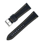 Bracelet montre cuir Héritage - MONTRE A PAPY - Montre automatique seiko mod 18mmNoir