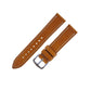 Bracelet montre cuir veau grain - MONTRE A PAPY - Montre automatique seiko mod 18mmGolden brown
