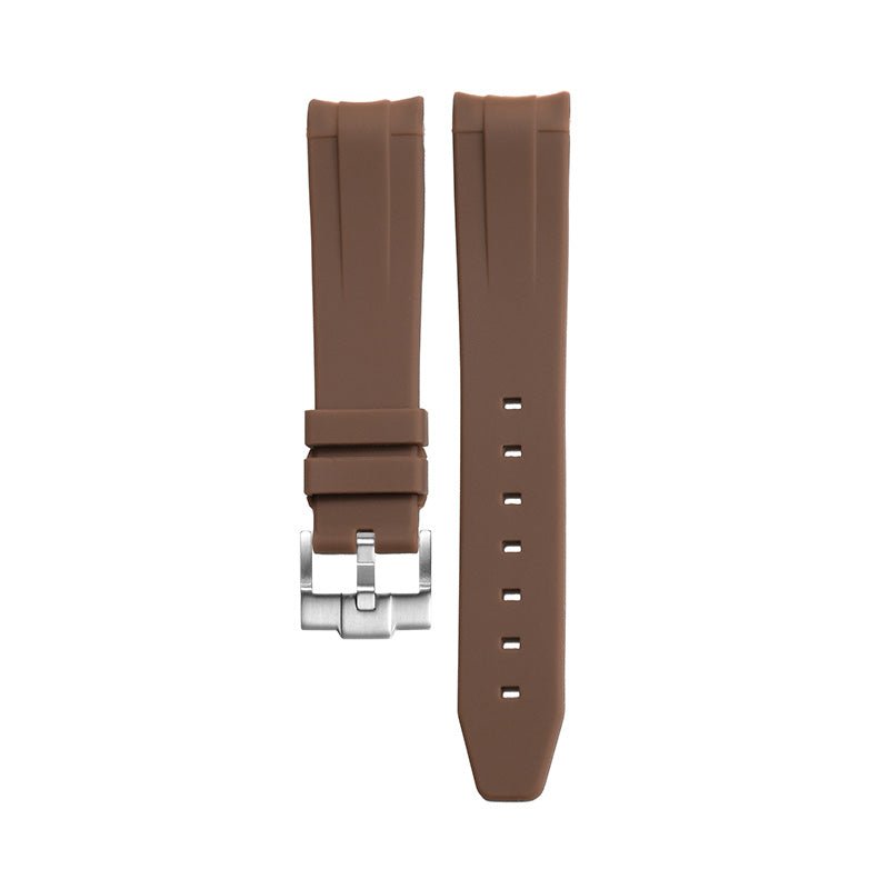Bracelet montre Rubber - MONTRE A PAPY - Montre automatique seiko mod 20mmMarron