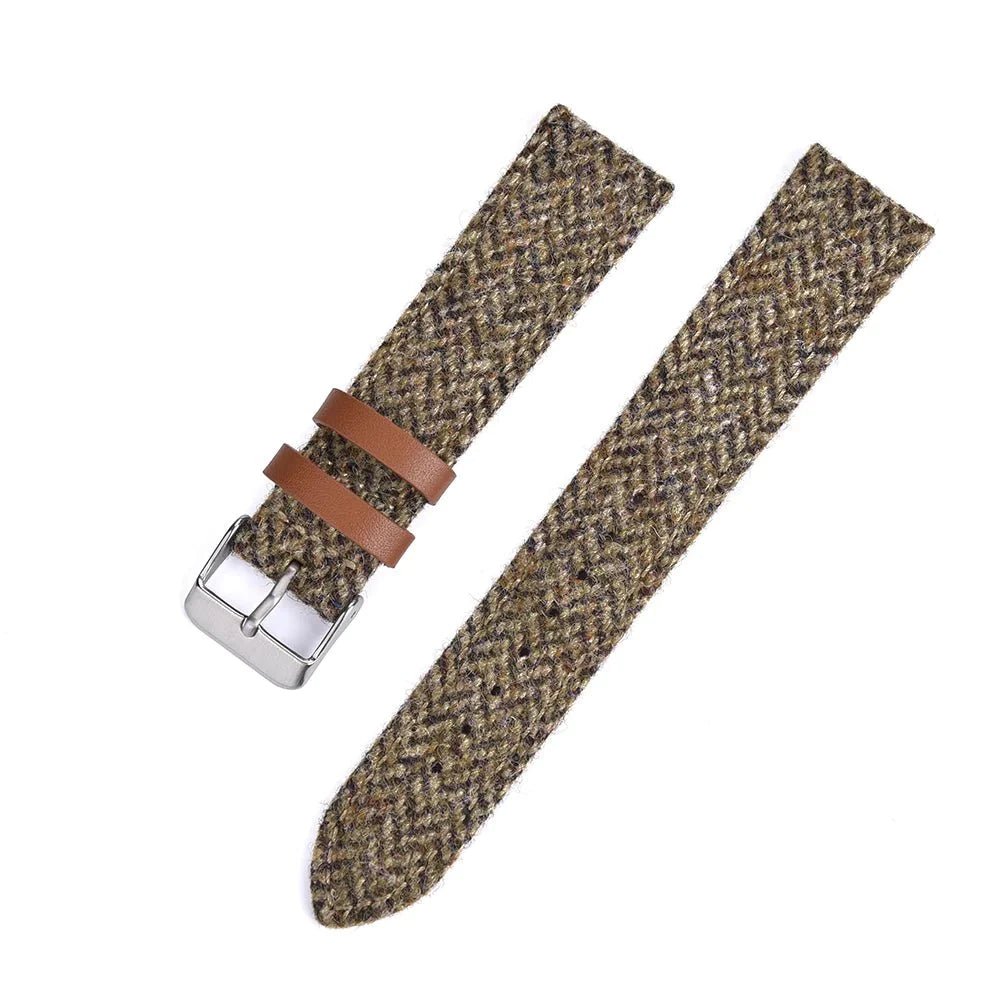 Bracelet montre Tweed - MONTRE A PAPY - Montre automatique seiko mod 18mmBeige
