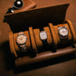 Rouleau Rangement de Montre en Cuir Watch Rolls - MONTRE A PAPY