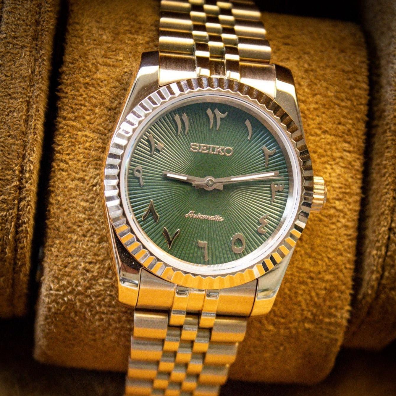 SEIKO MOD - CUSTOM WATCHES - MONTRE A PAPY - MOD SANTOS - DATEJUST